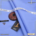 Blue fabric with Junaid Jamshed branding on a blue background
