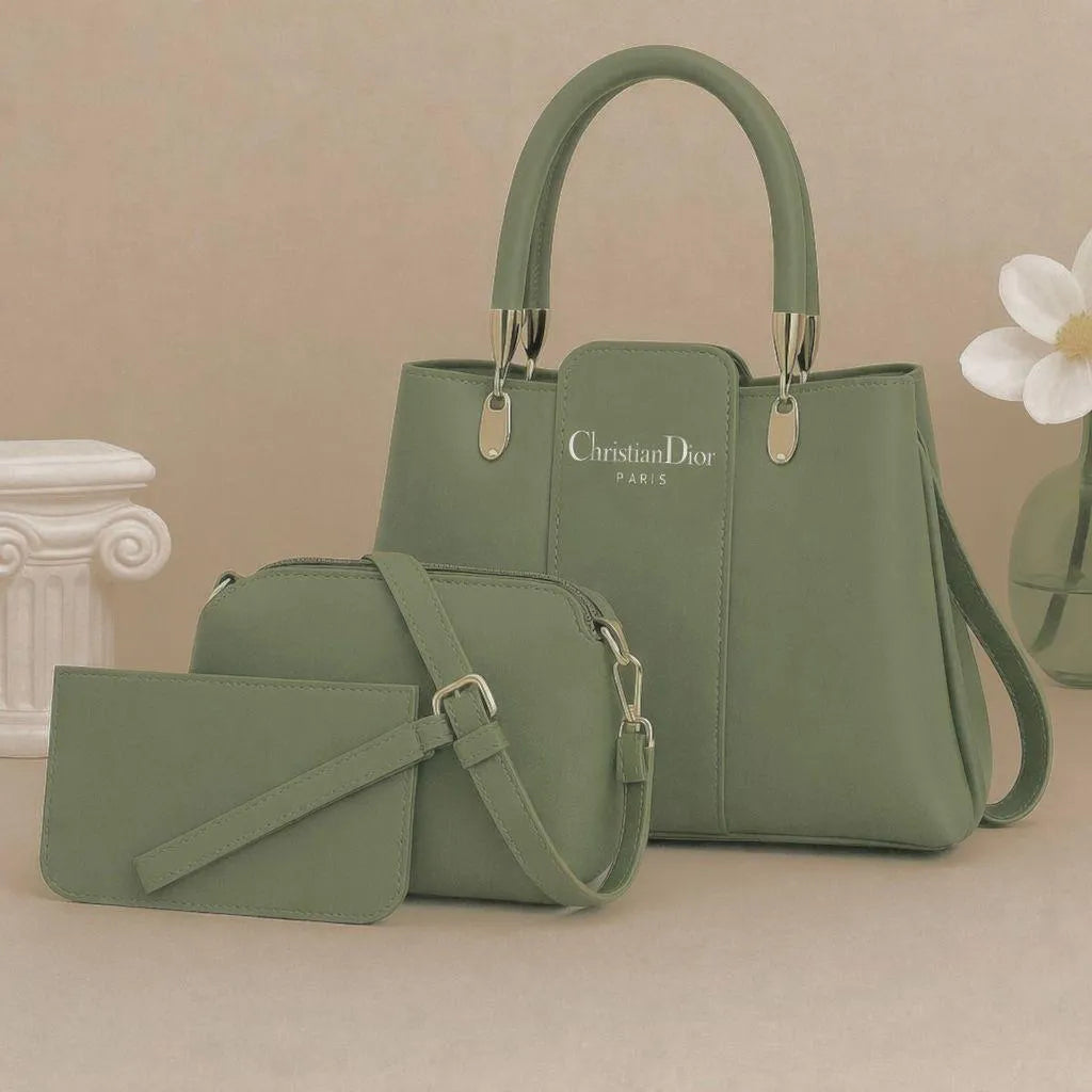 Women's Leather Plain Shoulder Bag 5.0
