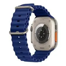 Ocean strap [ Not Watch ] Silicone Strap Compatible for 42mm 44mm Watches 42mm/44mm/49mm Watch Silicon Loop Band Smart Strap - 42/44/49mm Ocean Band straps for smart watch 1/2/3/4/5/6/ -Suitable for T500 plus w26+ T55 Mc 72 pro hw22 eazybuystore.online